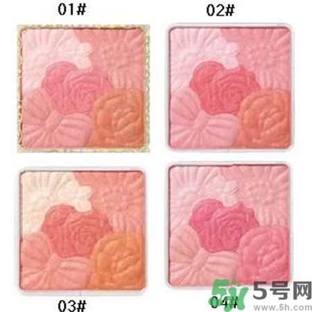 canmake花瓣腮紅色號(hào)對(duì)比圖？canmake五色花瓣腮紅試色