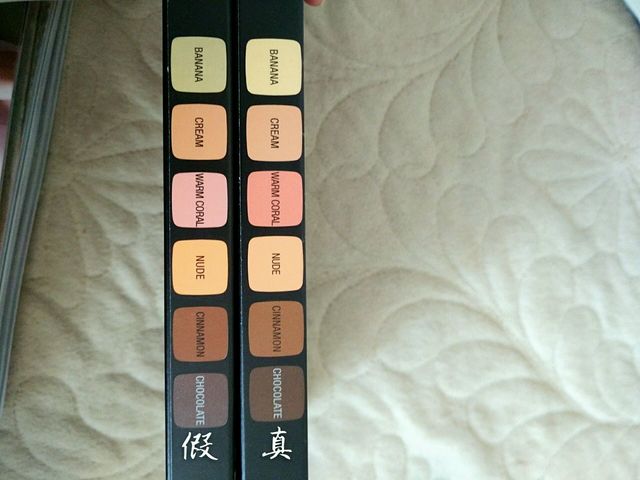 Anastasia修容盤(pán)真假辨別圖 Anastasia修容盤(pán)真?zhèn)舞b別對(duì)比