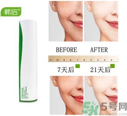 韓后茶蕊嫩白系列怎么樣？韓后茶蕊baby白好用嗎？
