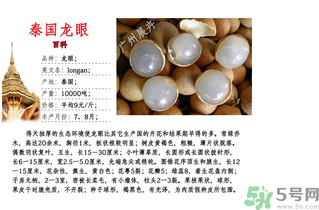 泰國龍眼什么時候上市？泰國龍眼多少錢一斤？