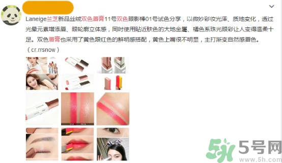 蘭芝雙色口紅哪個(gè)顏色好看？蘭芝雙色口紅怎么涂？