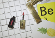 ysl唇釉5號(hào),ysl glossy stain試色