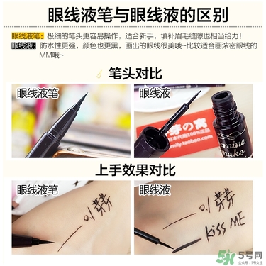 kiss me眼線筆哪款好？kiss me眼線筆版本對比