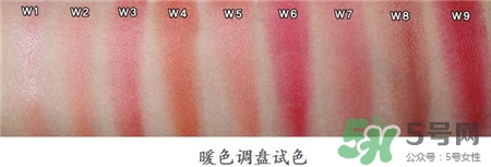 愛(ài)麗小屋9色唇頰盤色號(hào) 愛(ài)麗小屋9色唇膏盤試色