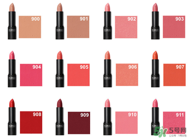 kiko9系列哪個顏色好看？kiko9系口紅試色