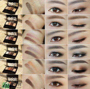 kate眼影哪個(gè)色號(hào)好？kate眼影br2和br3上妝