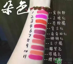 朵色唇釉哪個(gè)顏色好看？朵色唇釉色號(hào)圖片