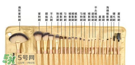 化妝刷有哪些？不同化妝刷怎么用？