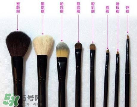 化妝刷有哪些？不同化妝刷怎么用？