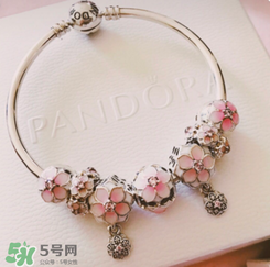 潘多拉桃花系列手鏈怎么看真假？pandora新品桃花手鏈真假辨別