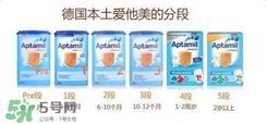 德國愛他美分段法及各段特點？德國愛他美分段說明