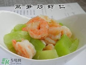 萵筍可以和蝦一起吃嗎？萵筍能和蝦仁一起吃嗎？