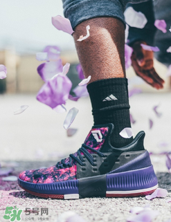 adidas dame3新配色多少錢(qián)？阿迪達(dá)斯利拉德三代花城玫瑰專柜價(jià)格