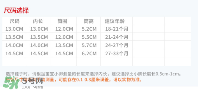 mikihouse涼鞋尺碼對(duì)照表 mikihouse涼鞋尺碼怎么選？