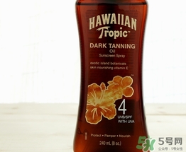 hawaiian tropic夏威夷美黑油黑鬼油怎么用？