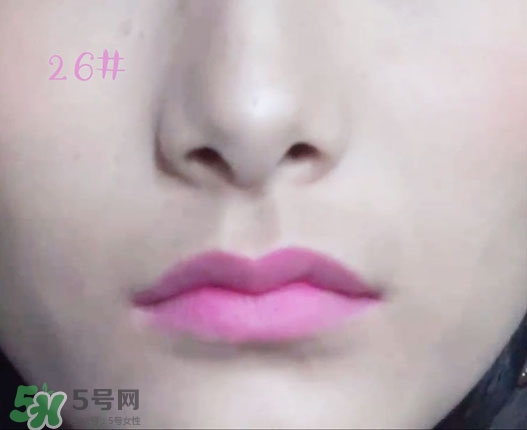 miss rose口紅怎么樣？miss rose口紅色號試色