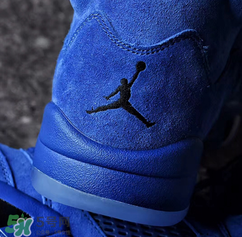 air jordan5麂皮皇家藍正品多少錢？喬丹5代藍麂皮專柜價格