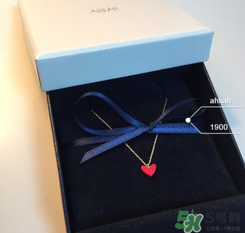 ahkah小紅心項(xiàng)鏈多少錢(qián)？ahkah紅心鎖骨鏈專柜價(jià)格