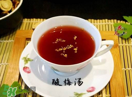 酸梅湯不能和什么一起吃？酸梅湯和什么食物相克？