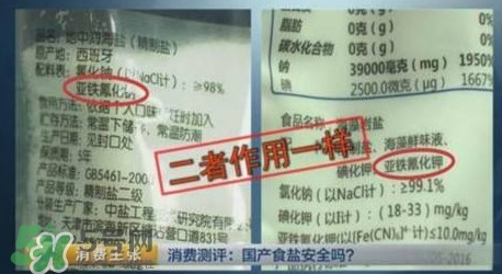 亞鐵氰化鉀食鹽有毒嗎？食鹽添加亞鐵氰化鉀滅種？