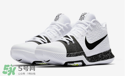 nike kyrie 3黑白配色多少錢？耐克歐文3代黑白配色專柜價(jià)格