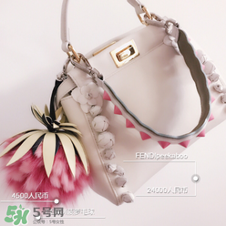 fendi小菠蘿毛球掛件多少錢？芬迪菠蘿毛球價格