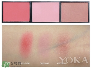nars threesome腮紅多少錢？nars threesome腮紅色號試色