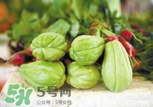 佛手瓜孕婦可以吃嗎？佛手瓜與什么食物相克