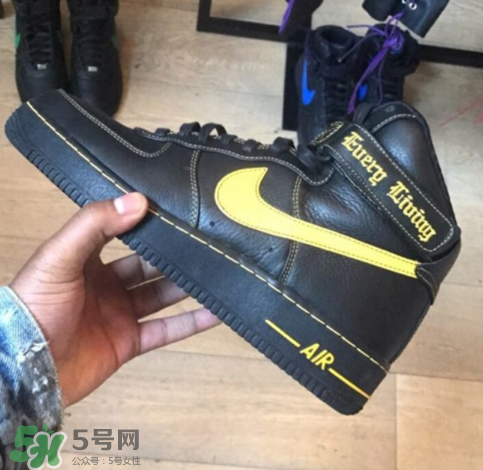 vlone與nike air force 1high聯(lián)名款運動鞋配色有哪幾種？