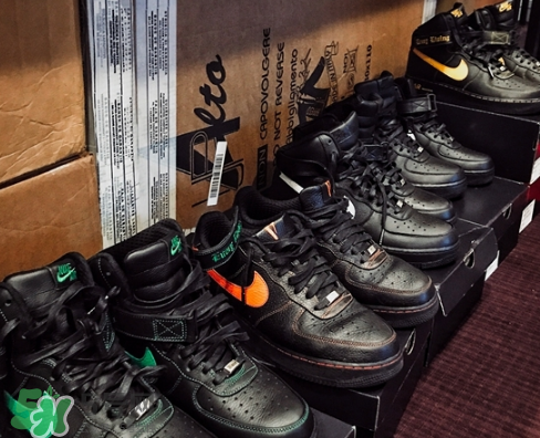 vlone與nike air force 1high聯(lián)名款運動鞋配色有哪幾種？