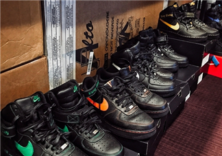 vlone與nike air force 1high聯(lián)名款運動鞋配色有哪幾種？