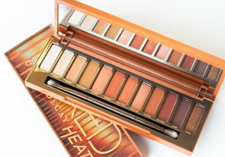 urban decay naked heat眼影盤色號_試色圖