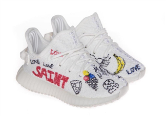 adidas yeezy 350 boost v2兒童定制版在哪買_怎么買？
