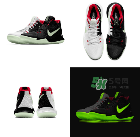 歐文同款黑白鴛鴦夜光kyrie 3怎么定制_在哪里買？