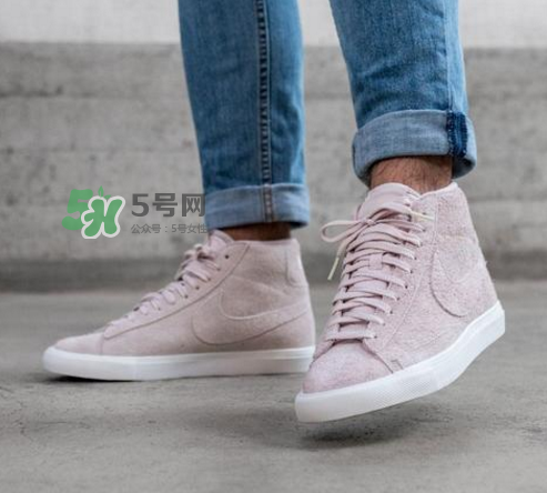nike blazer mid粉色麂皮多少錢_在哪買？
