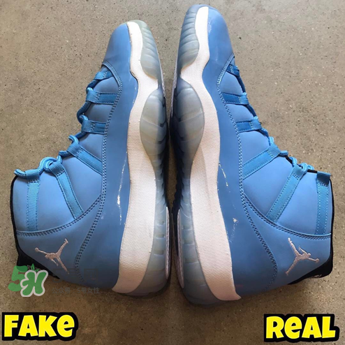 air jordan 11北卡藍(lán)真假怎么分辨？aj11北卡藍(lán)真假鑒定