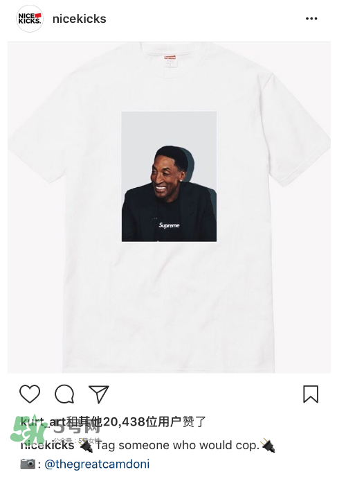 supreme皮蓬photo tee會發(fā)售嗎？supreme將推出皮蓬photo tee？