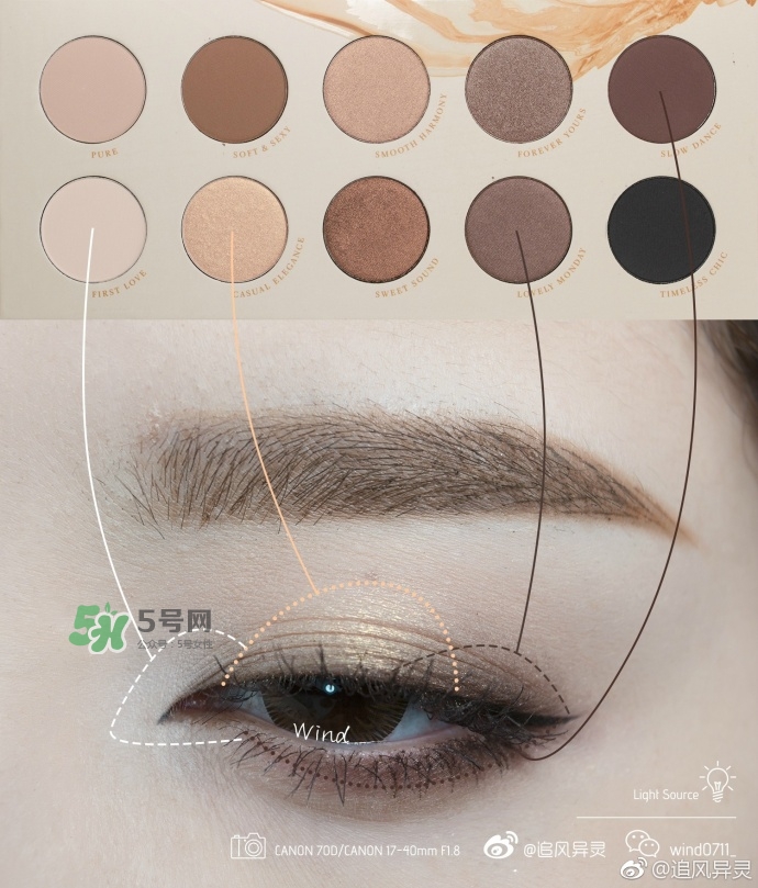 zoeva naturally yours眼影盤怎么畫？naturally yours教程