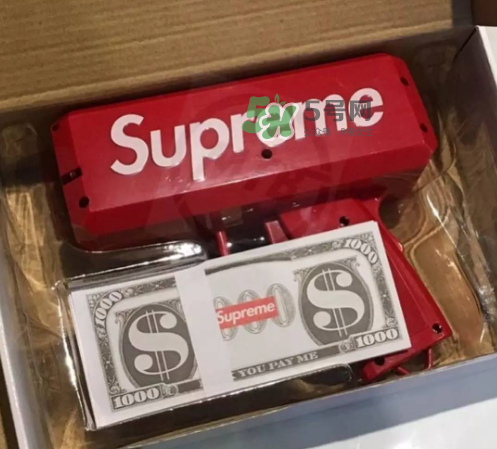 supreme噴錢槍多少錢？supreme鈔票槍價格