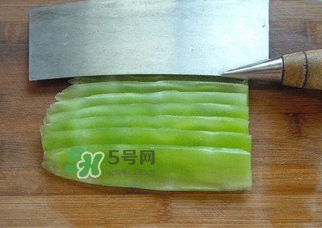 青筍怎么處理？青筍怎么切成菱形