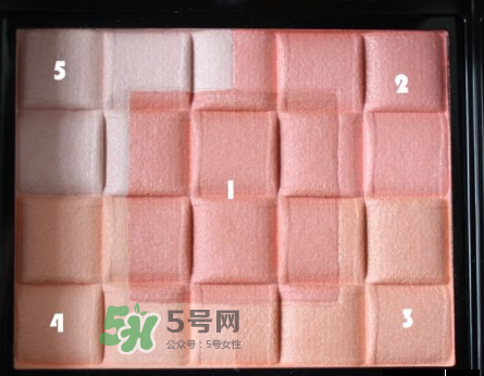 MAQuillAGE心機(jī)五色腮紅怎么樣？MAQuillAGE心機(jī)五色腮紅試色