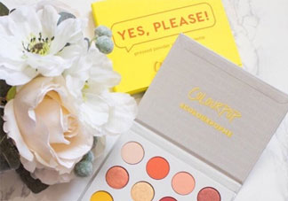 colourpop日落眼影盤色號_colourpop日落眼影盤試色