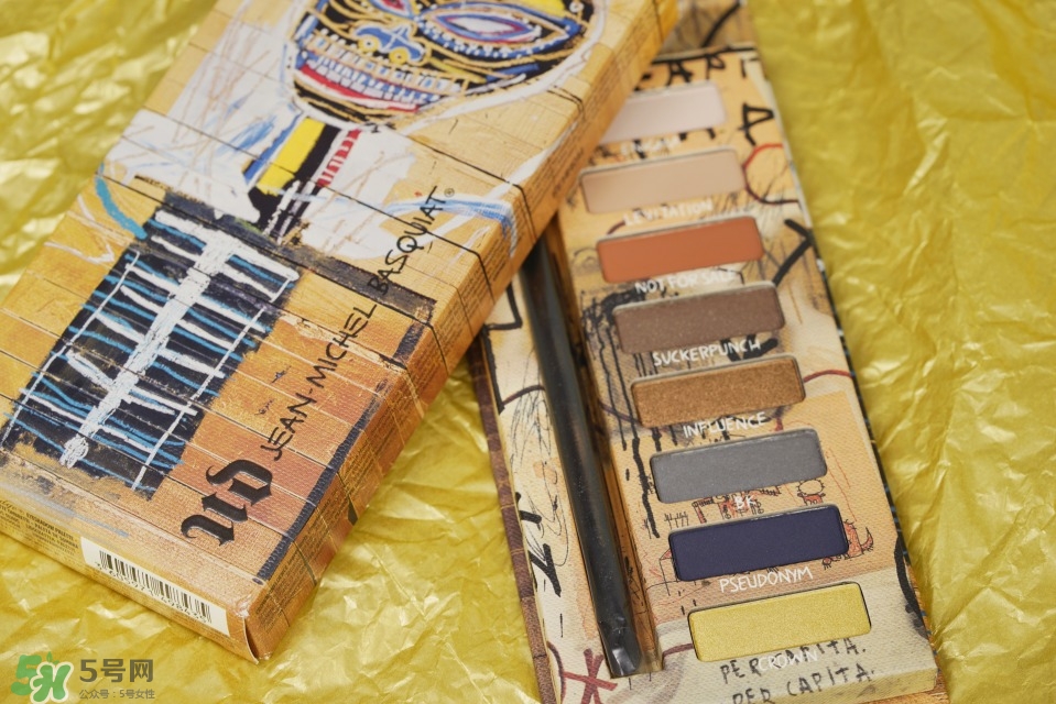 urban decay basquiat眼影盤色號(hào)_巴斯奎特眼影盤試色圖
