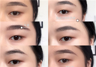 各種眉形的畫法圖片 不同眉形的畫法