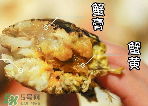 蟹黃是黑色的怎么回事？蟹黃中間有黑的是什么？