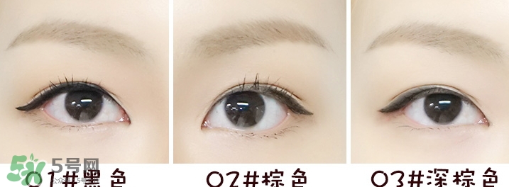 夢妝眼線膏怎么樣？夢妝眼線膏色號試色