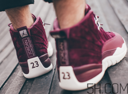 air jordan 12 bordeaux紅酒配色上腳效果怎么樣？