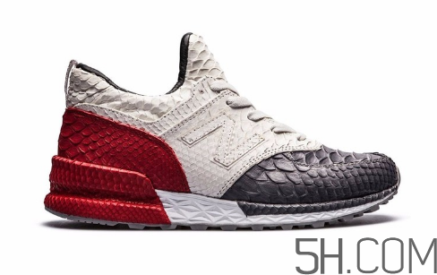 new balance 574 sport蟒蛇皮定制款實(shí)物什么樣？