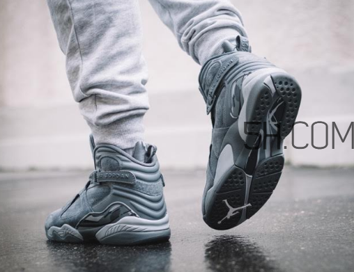 air jordan 8 retro cool grey上腳效果怎么樣？