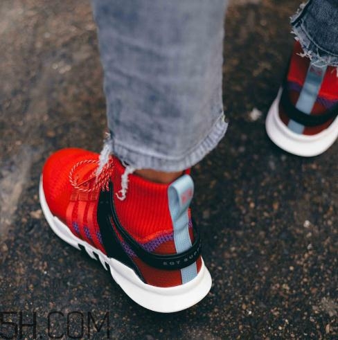adidas eqt support adv中筒襪套款上腳效果怎么樣？